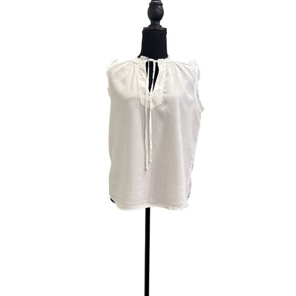 Cloth & Stone Tops - Anthropologie Cloth & Stone White Tank Top Blouse size XS